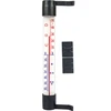 Antracitni zunanji termometer (od -60 °C do +50 °C) 23 cm ['zunanji okenski termometer', ' kakšna temperatura']
