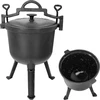 Litoželezni lovski kotliček z emajlirano notranjostjo, 8 l - 4 