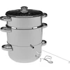 Parni sokovnik iz nerjavnega jekla z nastavkom za kuhanje na pari 5 L ['parni sokovnik', ' parni kuhalnik', ' sokovnik iz nerjavnega jekla', ' primeren za indukcijo', ' plinski štedilnik', ' 5 L', ' za sokove', ' domač sok']
