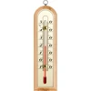 Sobni termometer z zlato lestvico (-10 °C do +50 °C) 16 cm ['notranji termometer', ' sobni termometer', ' termometer za notranjo uporabo', ' domači termometer', ' termometer', ' lesen sobni termometer', ' termometer s pregledno lestvico', ' termometer z zlato lestvico', ' termometer za obešanje', ' majhen termometer']