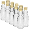 Steklenička »Malček« z zlatim navojnim pokrovčkom, 40 ml, 10 kosov ['steklenička 40 ml', ' majhne stekleničke za alkohol', ' steklenička z navojnim pokrovčkom', ' majhna steklenička za domače likerje', ' steklenička za degustacijske porcije', ' ustekleničenje pijač', ' elegantna steklenička za likerje', ' sirupe', ' ekstrakte', ' stekleničke za domače pijače', ' steklenička za alkohol', ' drobcene stekleničke za alkohol', ' stilne stekleničke za poroko', ' stilna steklenička 40 ml', ' odlična steklenička', ' premium steklenička']
