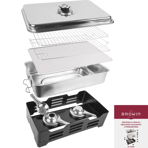 Balkonski prekajevalnik s termometrom - 3