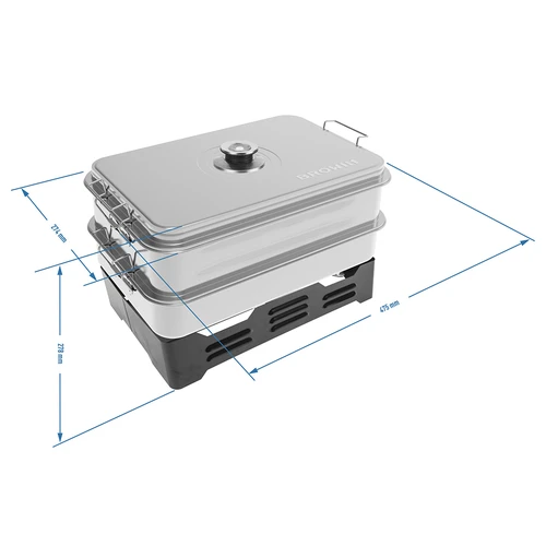 Balkonski prekajevalnik z nastavljivo prostornino - 6