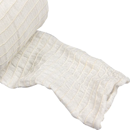 Bela mesarska mrežica v dimenzijah 12,5 cm x 5 m, s toplotno odpornostjo do 220 °C - 2