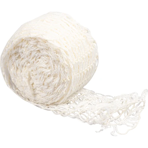 Bela mesarska mrežica z merami 12,5 cm x 5 m, s toplotno odpornostjo do 220°C