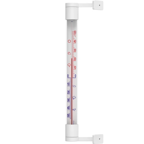 Beli zunanji termometer (-50 °C do +50 °C) 22 cm