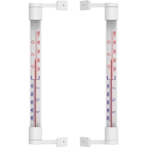 Beli zunanji termometer (-50 °C do +50 °C) 22 cm - 3