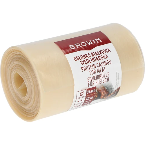 Beljakovinska ovojnica za mesnine fi 55 mm, 10 m - 2