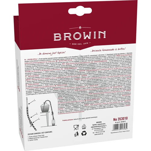 Cevka za pretakanje vina s sponko - 3