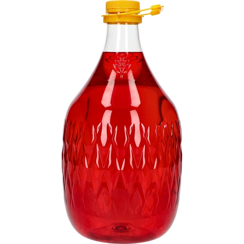 Damižana Dama 5 L PET, z navojnim zamaškom in ročajem - 2