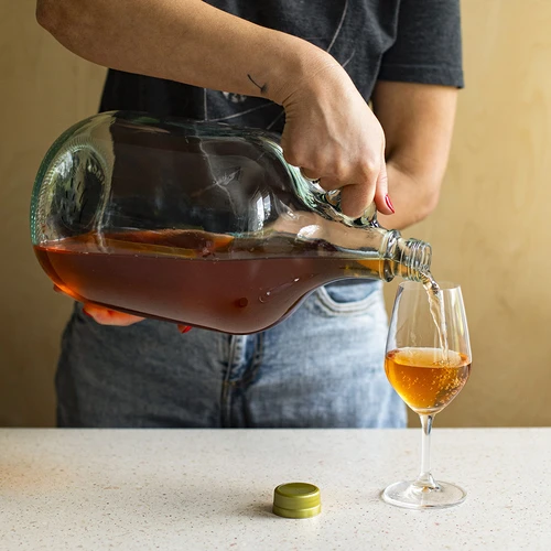 Damižana Dama 5 L z navojnim pokrovom - 7