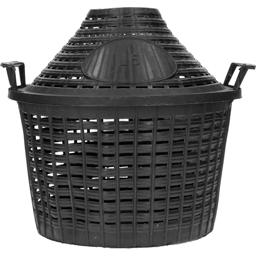 Damižona za vino 5 L v plastičnem košu - 5