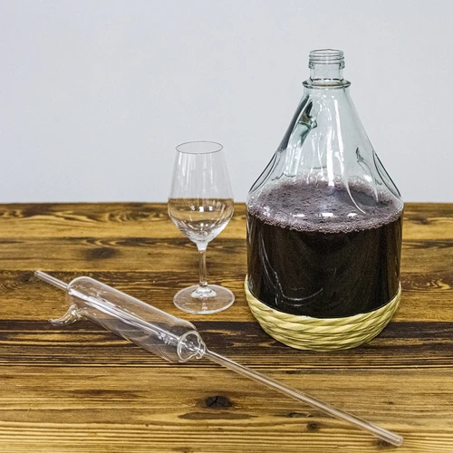 Demižon Dama 3 l v opletu, z navojnim zamaškom - 6