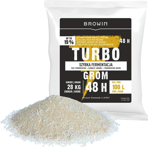 Destilacijske kvasovke Turbo Grom 48h 100L - 4
