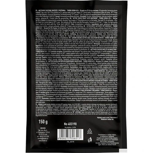 Destilacijski kvas Turbo Grom 48h - 2