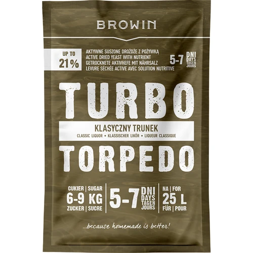 Destilacijski kvas Turbo Torpedo 5-7 dni 21% 100g