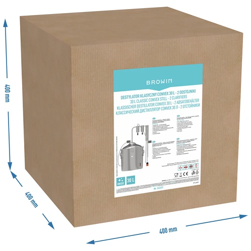 Destilator hawkSTILL 1.0 CONVEX 30 l - 2 usedalnika - 10