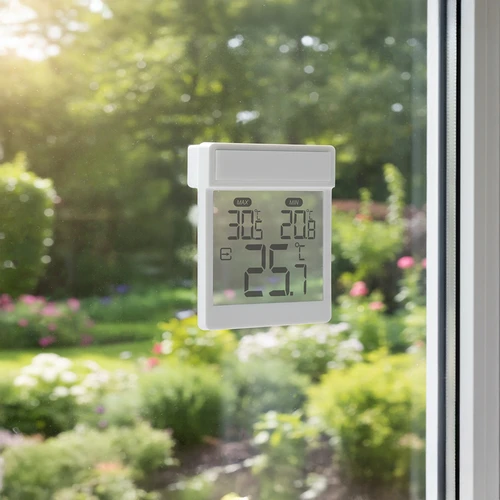 Digitalni zunanji okenski termometer, samolepilen, znamke Soens - 9