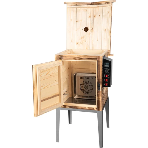 Dimnica 115 L dragON Wood 60E – lesena na drva, z električnim grelnim modulom in krmilnikom - 3