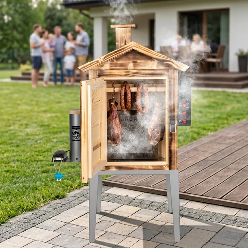 Dimnica 115 L dragON Wood 60E – lesena na drva, z električnim grelnim modulom in krmilnikom - 13