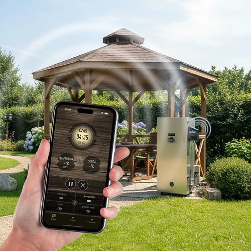 Dimnica dragON jeklena 220 L, IQ – s krmilnikom Wi-Fi - 12
