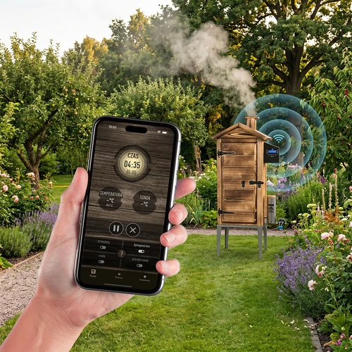 Dimnica z Wi‑Fi, 200 L – dragON WOOD 100IQ z električnim grelnim modulom in upravljalnikom, na drva - 6