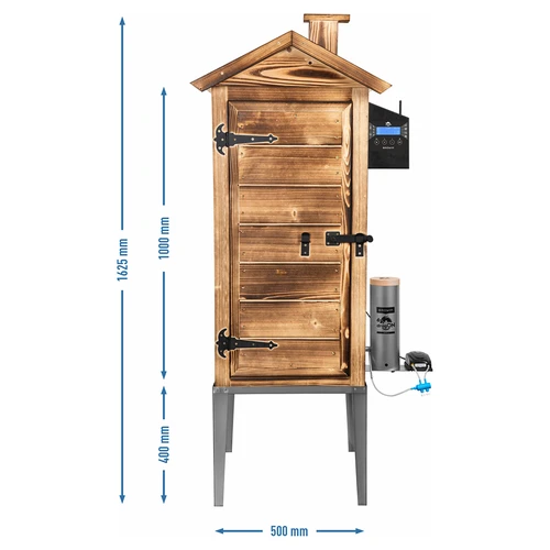 Dimnica z Wi‑Fi, 200 L – dragON WOOD 100IQ z električnim grelnim modulom in upravljalnikom, na drva - 4