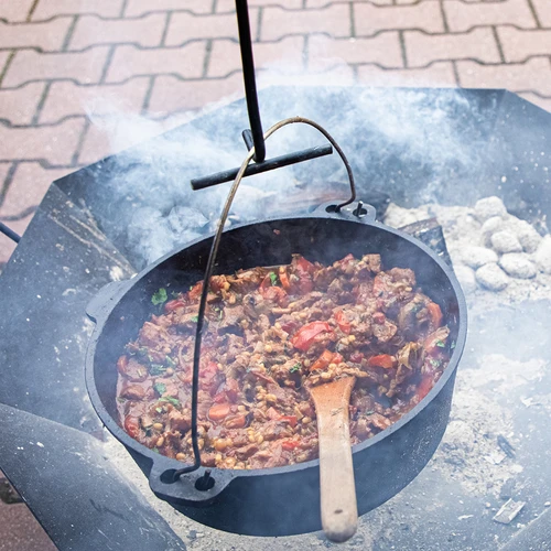 Držalo/kuriščni kavelj za pokrov litoželeznega lonca ali kotlička - 7