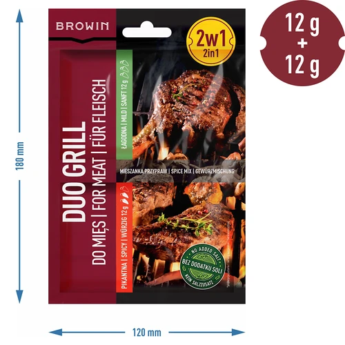 Duo Grill za meso, mešanica začimb 2 v 1, 2 × 12 g - 4