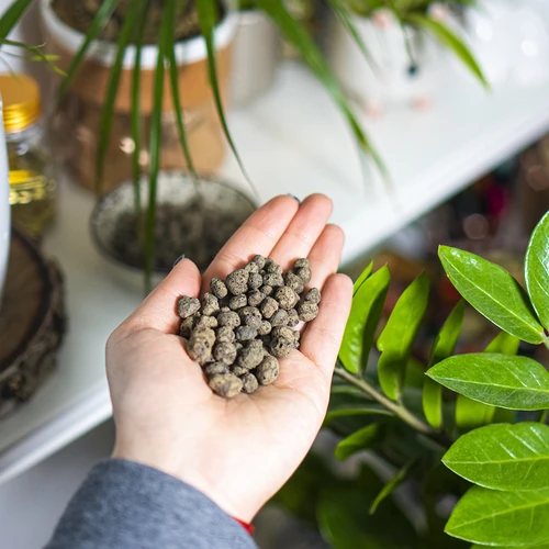 Ekspandirana glina za lončnice, vrtnarjenje in gozdove v steklu, 4–10 mm, 1 L - 11