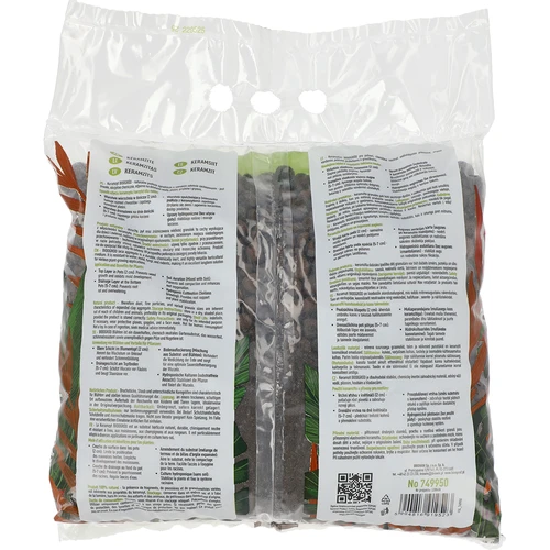 Ekspandirana glina za lončnice, vrtnarstvo in gozdove v steklu, 10–20 mm, 4 L - 2