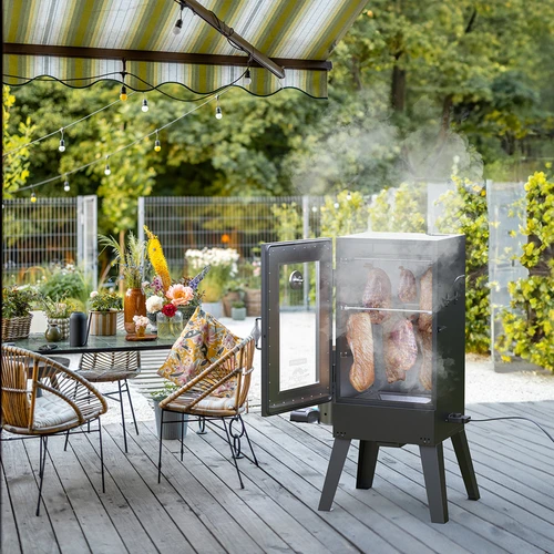 Električna dimnica dragON E101 z generatorjem dima, 70 l - 13