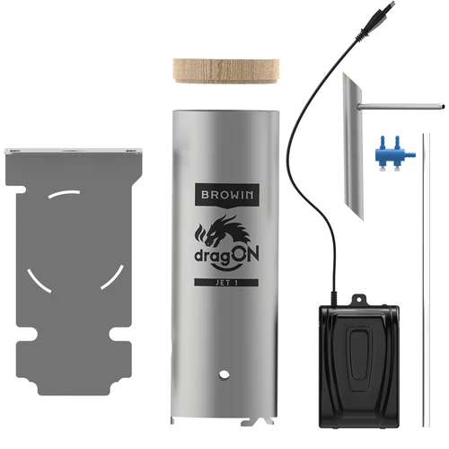 Električna prekajevalnica dragON PLYWOOD NATURE 100E z električnim grelnim modulom in krmilnikom - 12