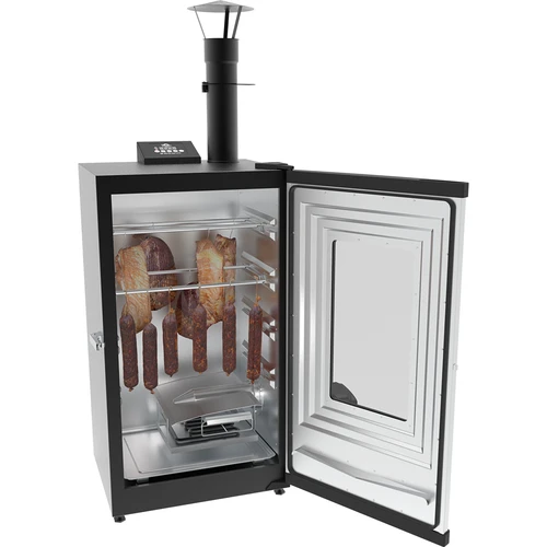 Električna prekajevalnica - dragON z generatorjem dima, digitalna, 65 L - 6