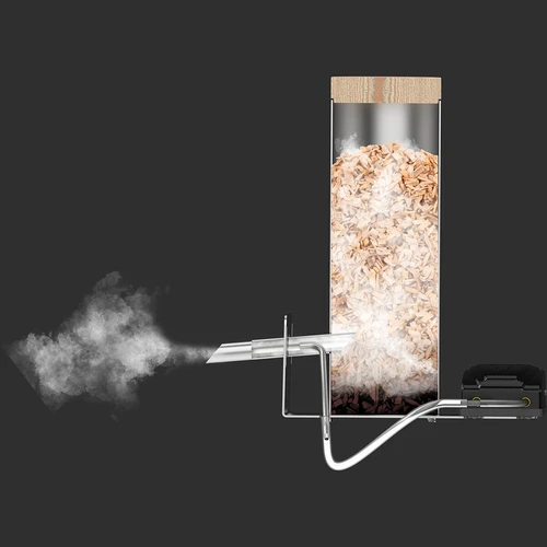 Električna prekajevalnica - dragON z generatorjem dima, digitalna, 65 L - 23