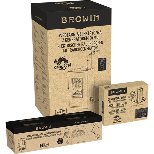 Električna prekajevalnica dragON z mobilnim podnožjem - 35