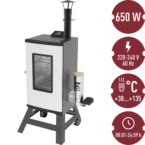 Električna prekajevalnica dragON z mobilnim podnožjem in s tekočim čistilom - 24