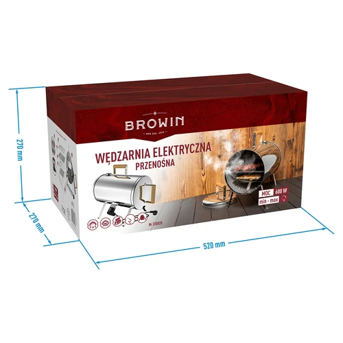 Električni prekajevalnik - prenosni - 8