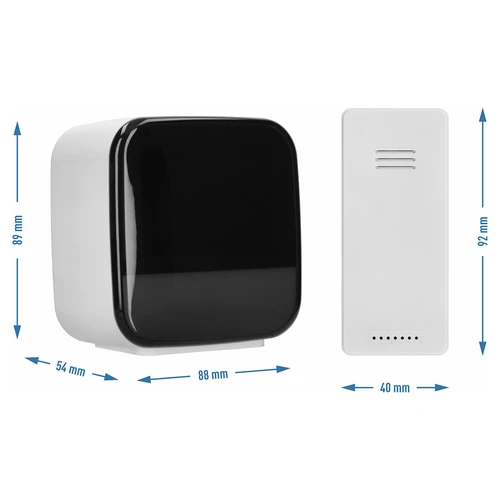 Elektronska vremenska postaja Soens – z brezžičnim senzorjem, budilko in svetilko - 4