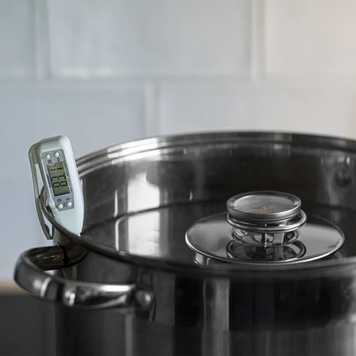 Elektronski kuhinjski termometer (-50 °C do +300 °C) z etuijem, bel - 3