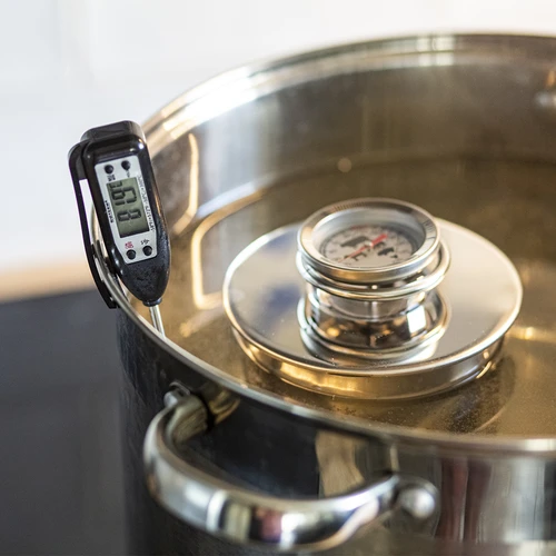 Elektronski kuhinjski termometer (-50 °C do +300 °C) z etuijem, črn - 3