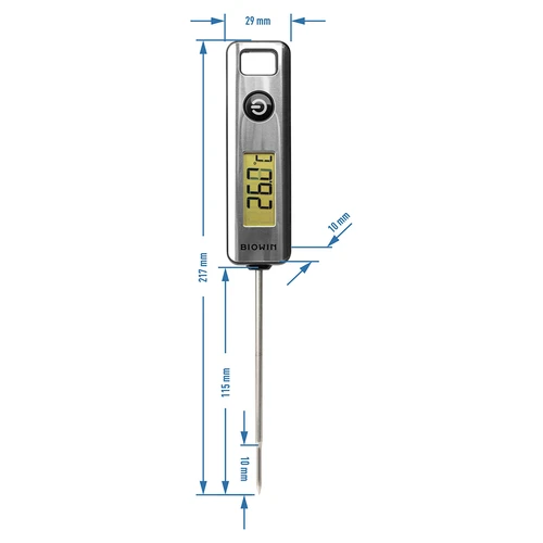 Elektronski kuhinjski termometer, LCD (-50°C do +200°C) - 4