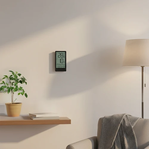 Elektronski sobni termometer znamke Soens, črn - 9