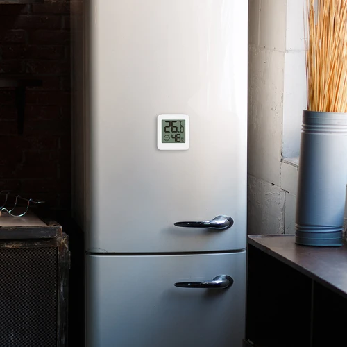 Elektronski termometer s kazalnikom udobja, bel - 12