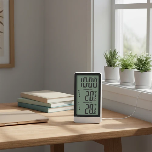 Elektronski termometer znamke Soens – s sondo, bel - 7