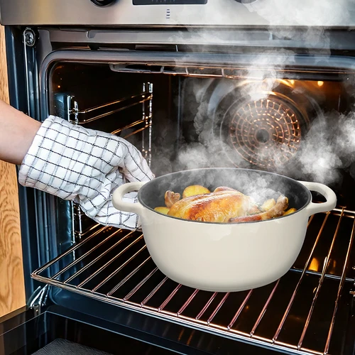 Emajliran litoželezni lonec - ecru, 4 L - 8