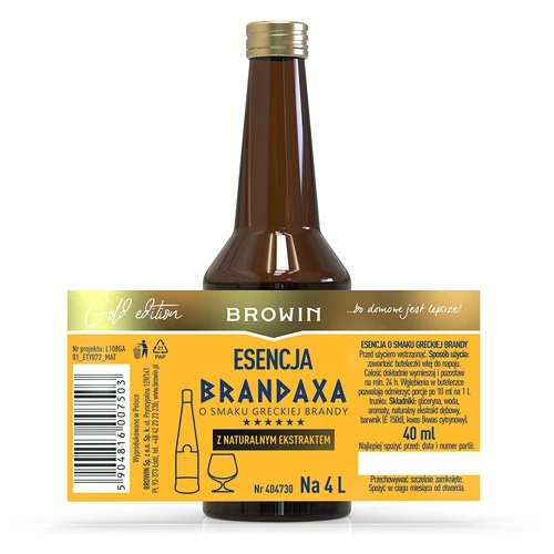 Esenca Brandaxa z okusom grškega vinjaka, 40 ml - 4