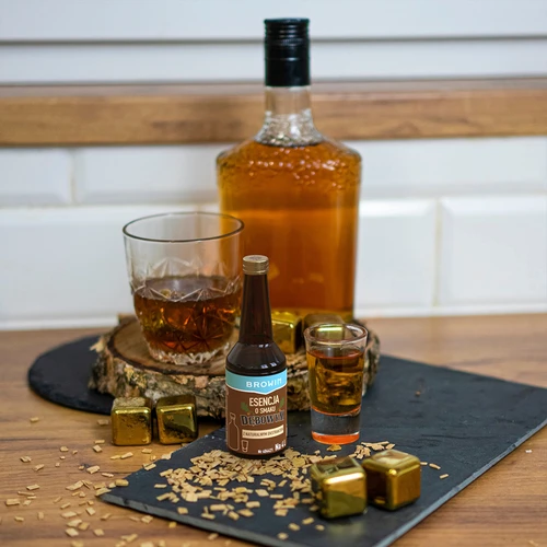 Esenca s hrastovim okusom z naravno aromo in ekstraktom – 40 ml, za 4 L - 8