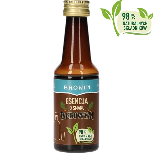 Esenca s hrastovim okusom, z naravno aromo in ekstraktom - 40 ml, za 4 L