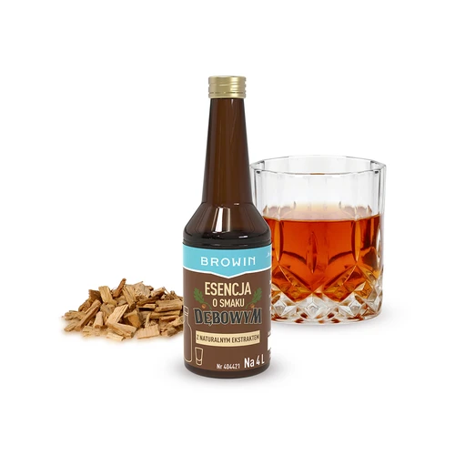 Esenca s hrastovim okusom z naravno aromo in ekstraktom – 40 ml, za 4 L - 3